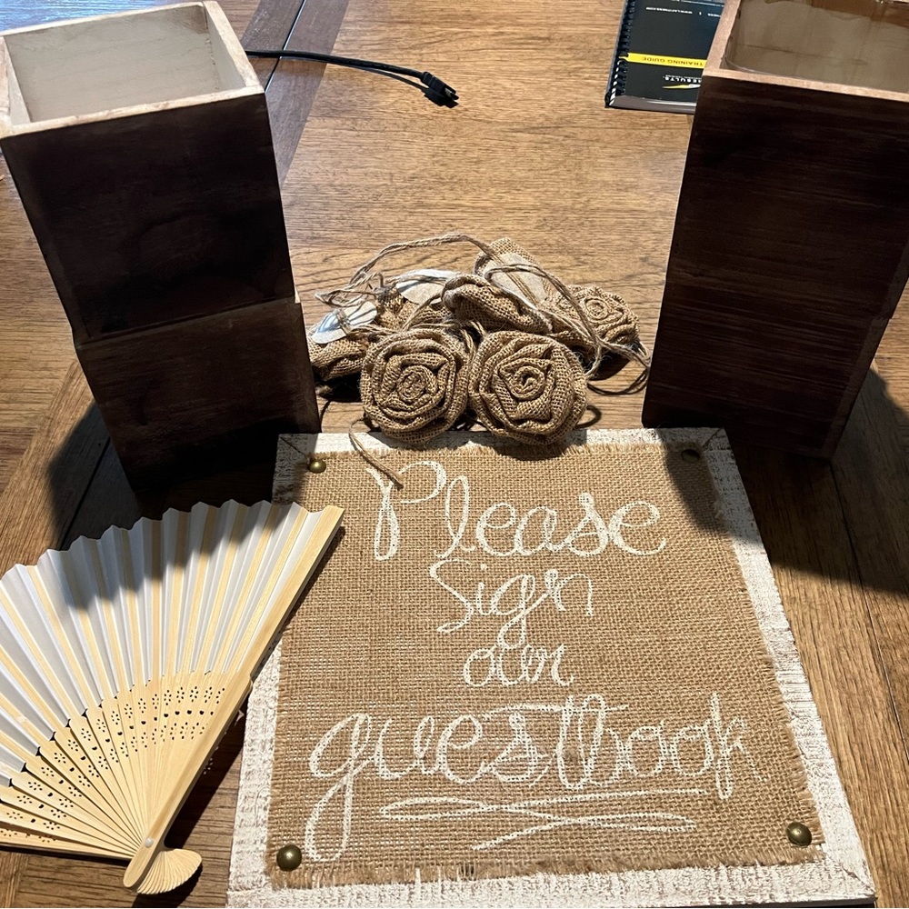 SOLD! Rustic wedding for sale